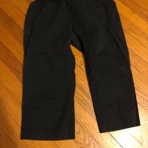 Motherhood Maternity black khaki capris- XL